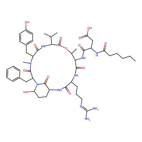 2D Structure of Cyanopeptolin 1007