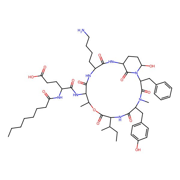 2D Structure of Cyanopeptolin 1034
