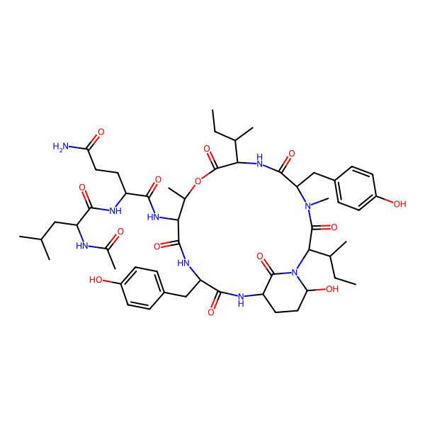 2D Structure of Cyanopeptolin 1063