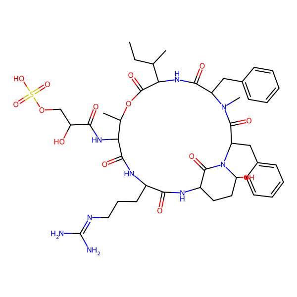 2D Structure of Cyanopeptolin 959