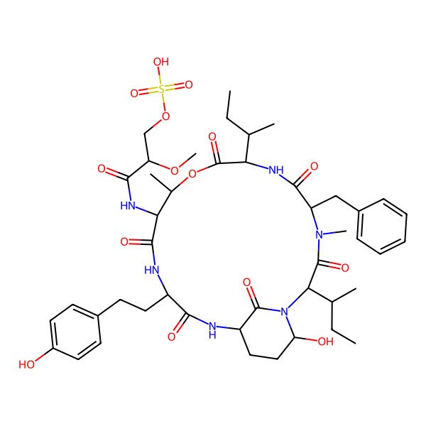 2D Structure of Cyanopeptolin 960