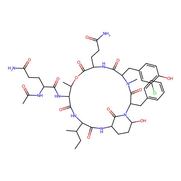 2D Structure of Cyanopeptolin 984