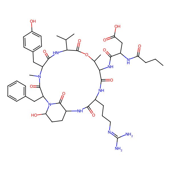 2D Structure of Cyanopeptolin CP962