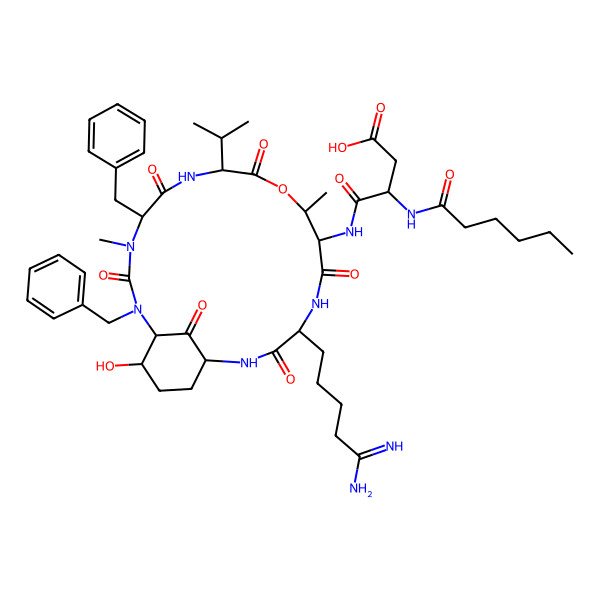 2D Structure of Cyanopeptolin CP990 (form 1)