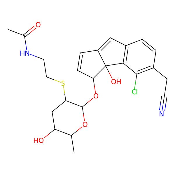 2D Structure of Cyanosporaside F