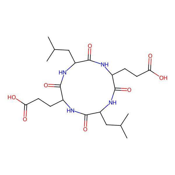 2D Structure of Cyclo-(L-Leu-L-Glu-L-Leu-L-Glu)