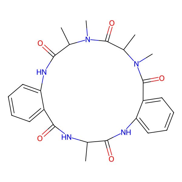 2D Structure of cyclo[2Abz-DL-Ala-2Abz-DL-N(Me)Ala-DL-N(Me)Ala]