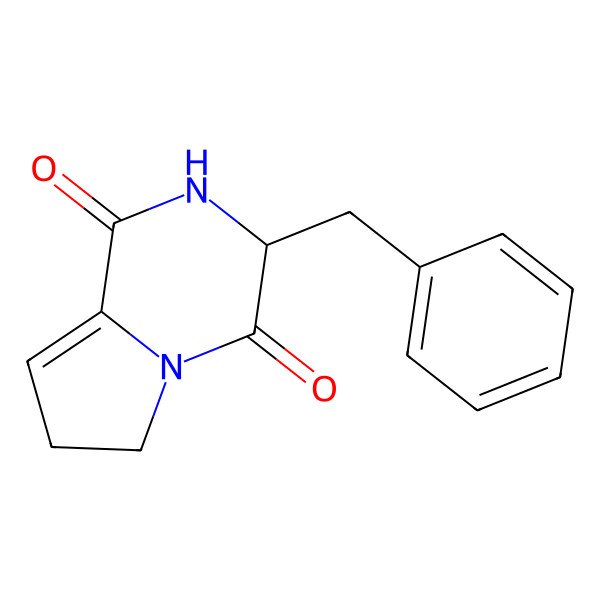 2D Structure of Cyclo(6,7-en-Pro-L-Phe)