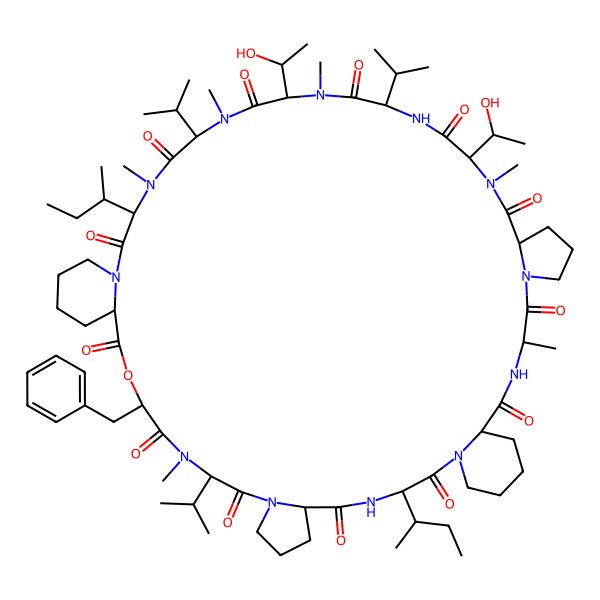 2D Structure of Petriellin A