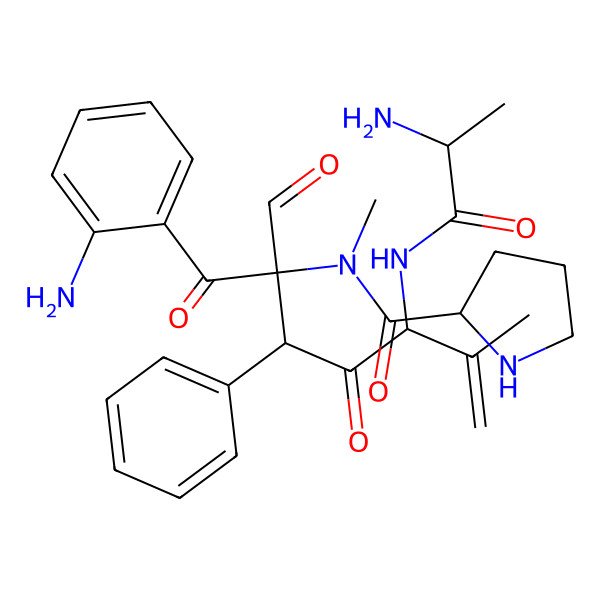 2D Structure of Avellanin B