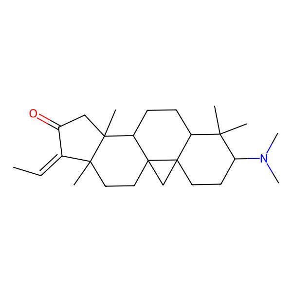 2D Structure of Cyclobuxophylline K