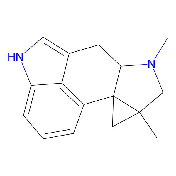 2D Structure of Cycloclavine