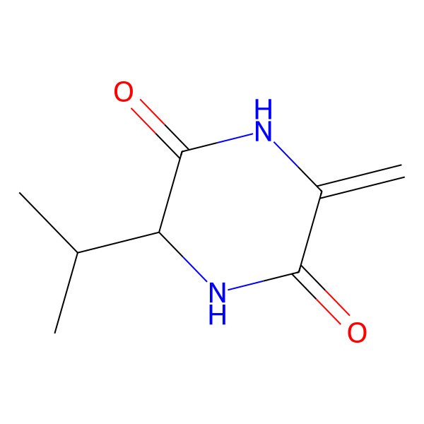 2D Structure of Cyclo(deltaAla-L-Val)