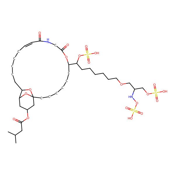2D Structure of Cyclodidemniserinol trisulfate