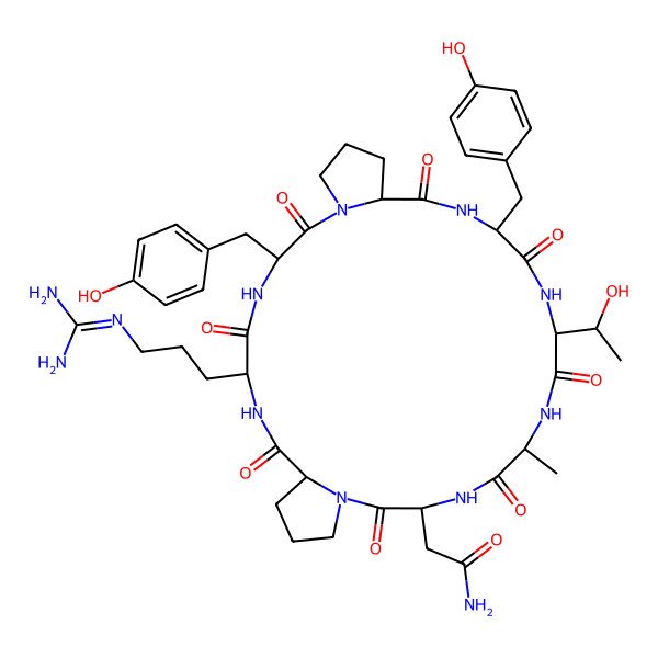 2D Structure of cyclo[DL-Ala-DL-Asn-DL-Pro-DL-Arg-DL-Tyr-DL-Pro-DL-Tyr-DL-xiThr]