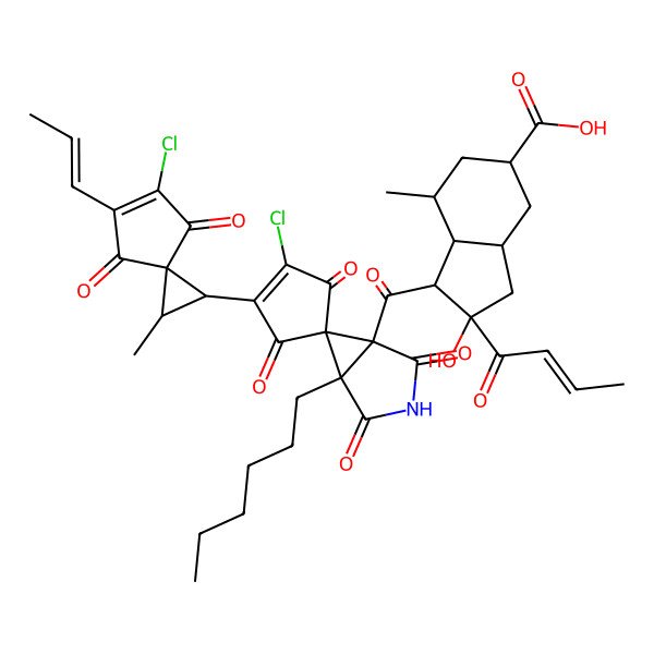 2D Structure of Cyclohelminthol Y4