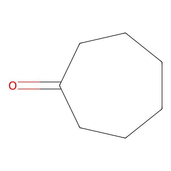 2D Structure of Cycloheptanone