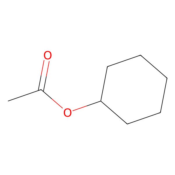 2D Structure of Cyclohexyl acetate