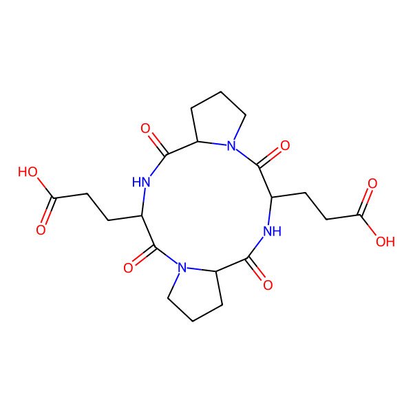 2D Structure of Cyclo(L-alpha-Glutamyl-L-prolyl-L-alpha-