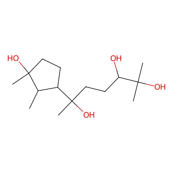 2D Structure of Cycloneran-3,7,10,11-tetraol