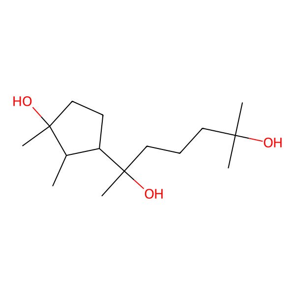 2D Structure of Cycloneran-3,7,11-triol