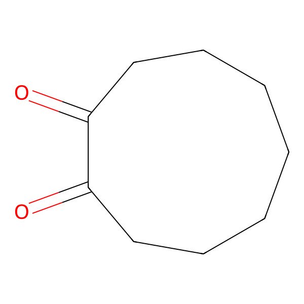 2D Structure of Cyclononanedione