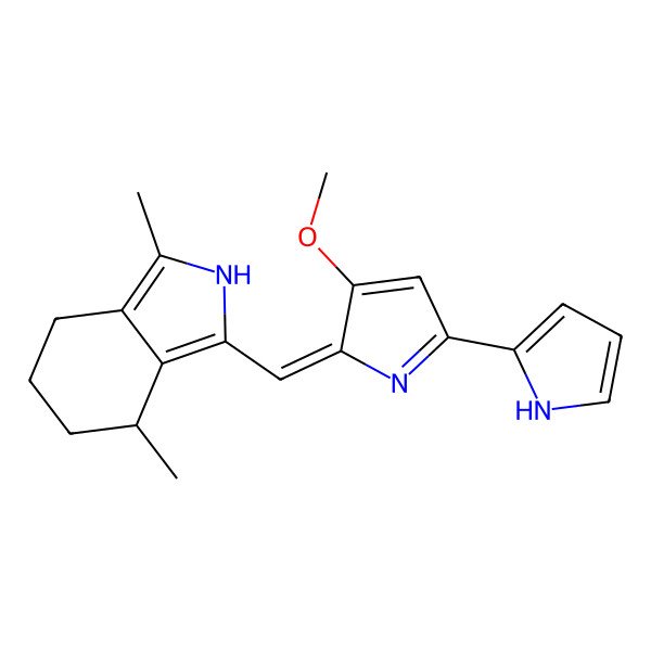 2D Structure of Cycloprodigiosin