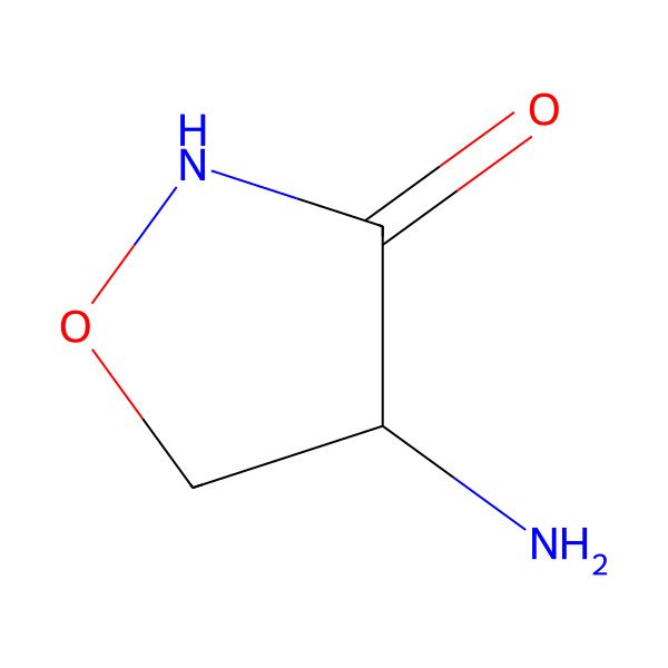 2D Structure of Cycloserine