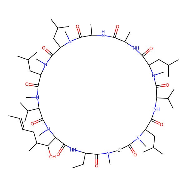 2D Structure of cyclosporin A