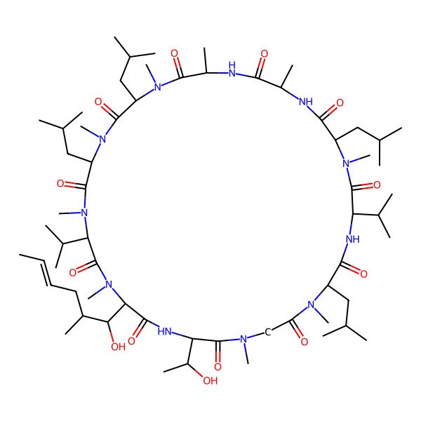 2D Structure of Cyclosporin C