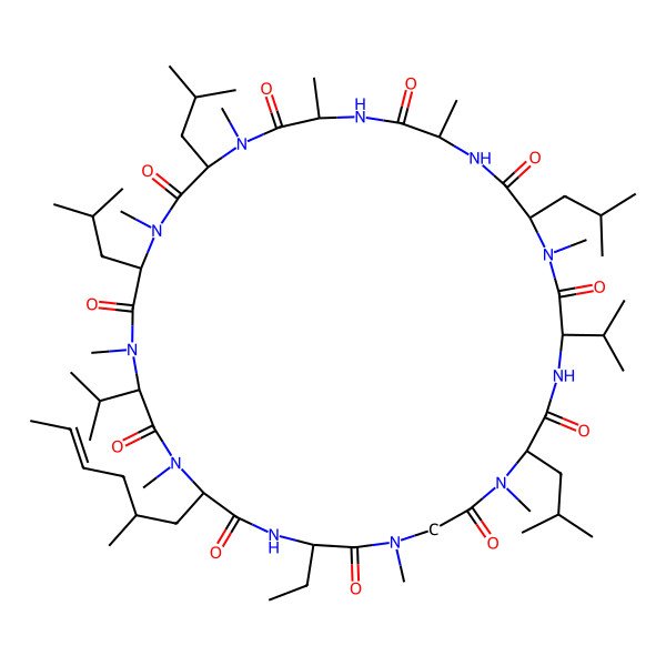 2D Structure of Cyclosporin F