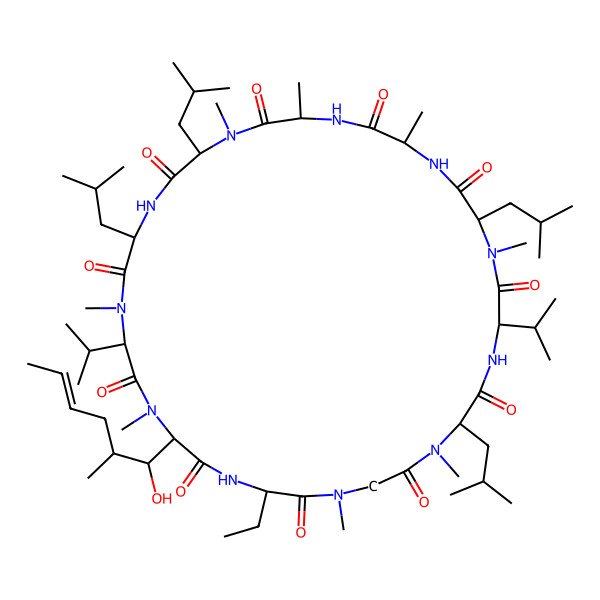 2D Structure of Cyclosporin T