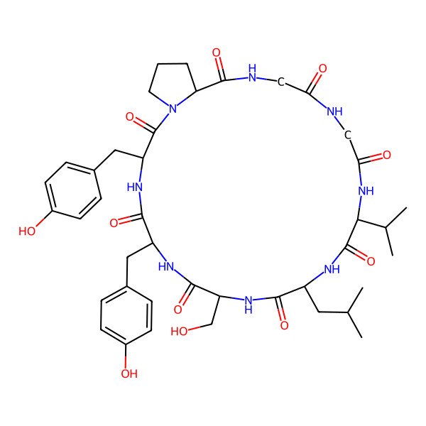 2D Structure of Cyclosquamosin D