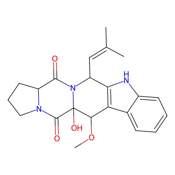 2D Structure of Cyclotryprostatin G