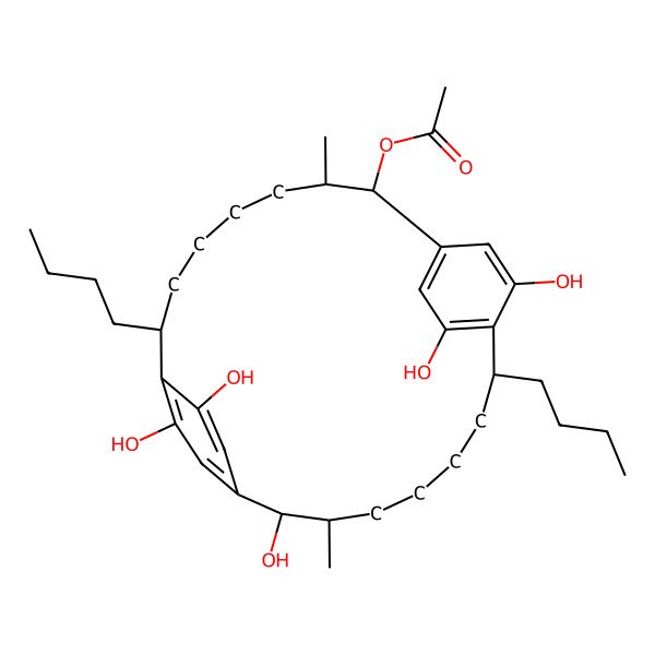 2D Structure of Cylindrocyclophane B