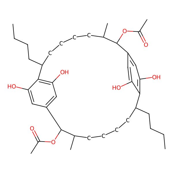 2D Structure of Cylindrocyclophane D