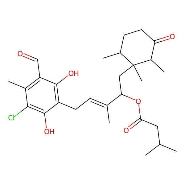 2D Structure of Cylindrol A4