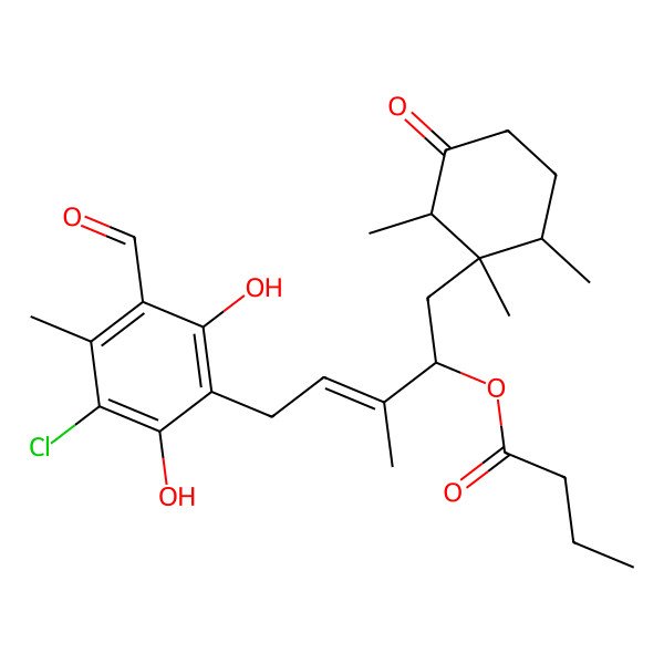 2D Structure of Cylindrol A5