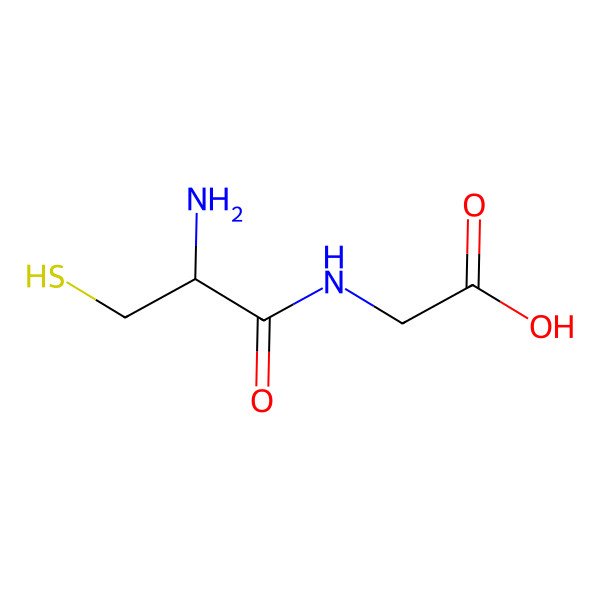 2D Structure of L-Cysteinylglycine