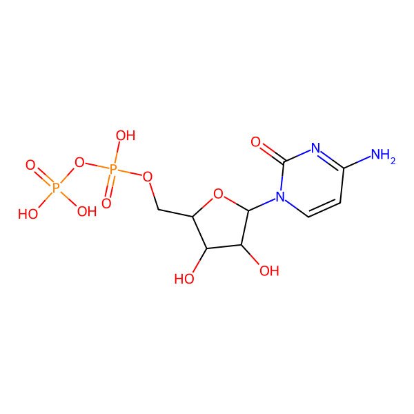 2D Structure of Cytidine Diphosphate