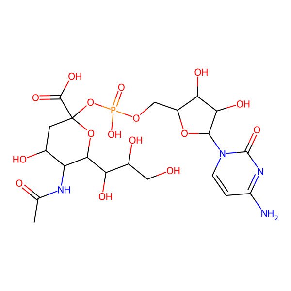 2D Structure of CMP-Neu5Ac