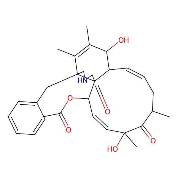 2D Structure of Cytochalasin C