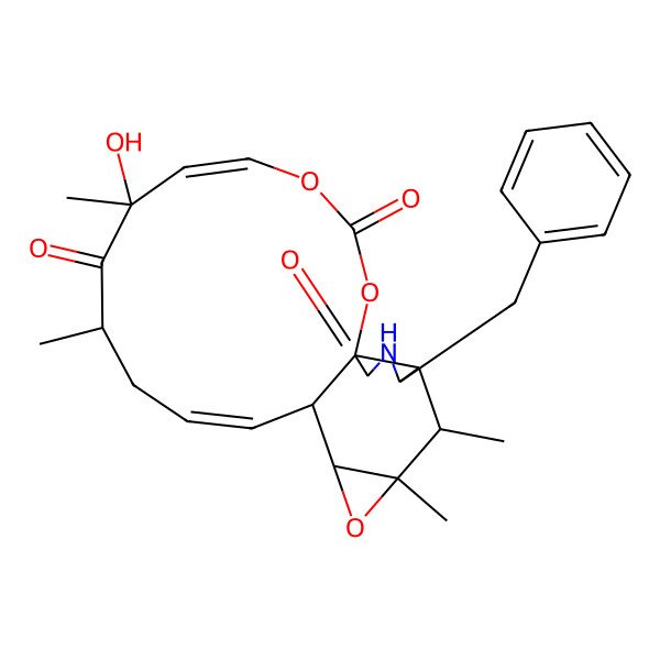 2D Structure of Cytochalasin E