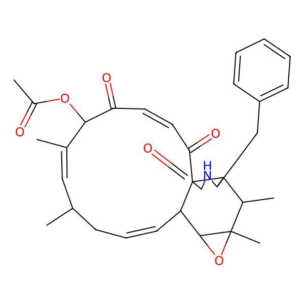 2D Structure of Cytochalasin K
