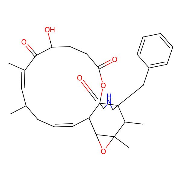 2D Structure of Cytochalasin M