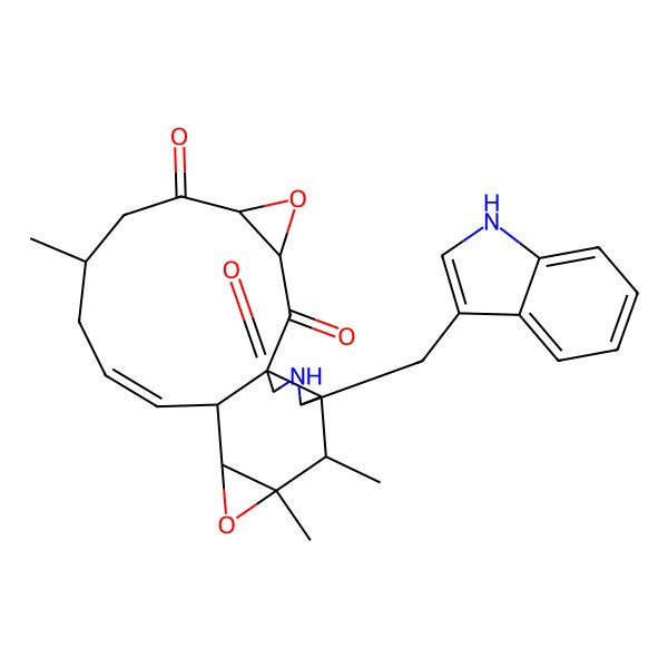 2D Structure of Cytochalasin Z