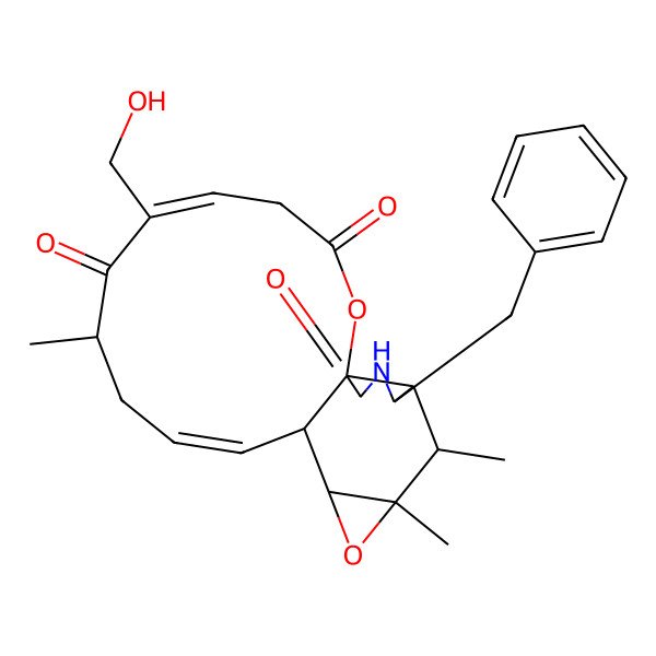 2D Structure of Cytochalasin Z(23)