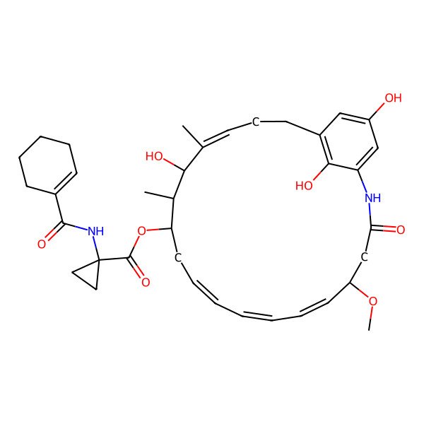 2D Structure of Cytotrienin A
