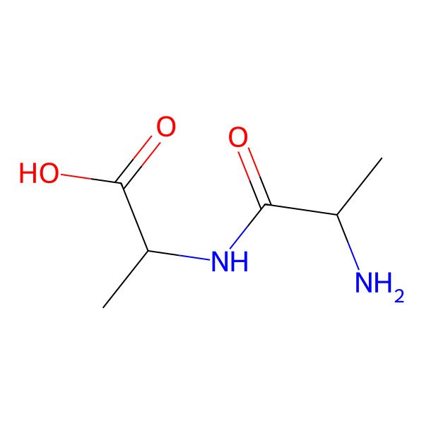 2D Structure of D-alanyl-D-alanine
