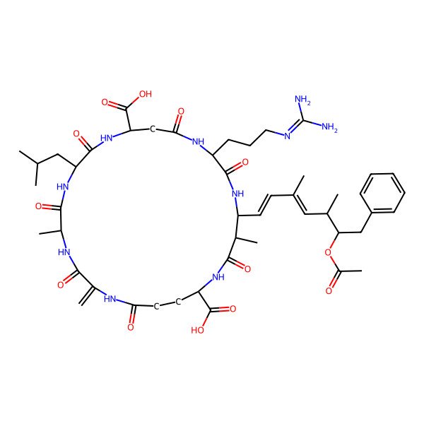 2D Structure of [D-Asp3,ADMAdda5,Dha7]MC-LR